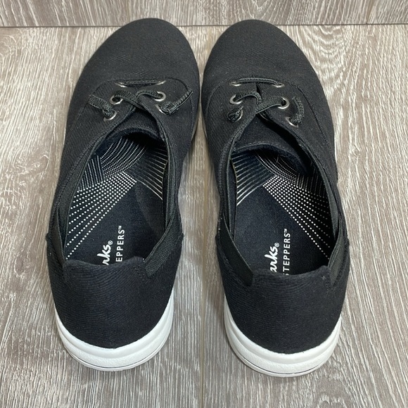 Clarks Cloudsteppers Breeze Ave Sneakers Slip On Washable Canvas 7.5M - Picture 4 of 16